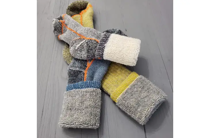 Fish Monkey Boot Cut Yeti Series Heavy-Weight Boot-Crew Socks — 2 models - view 2
